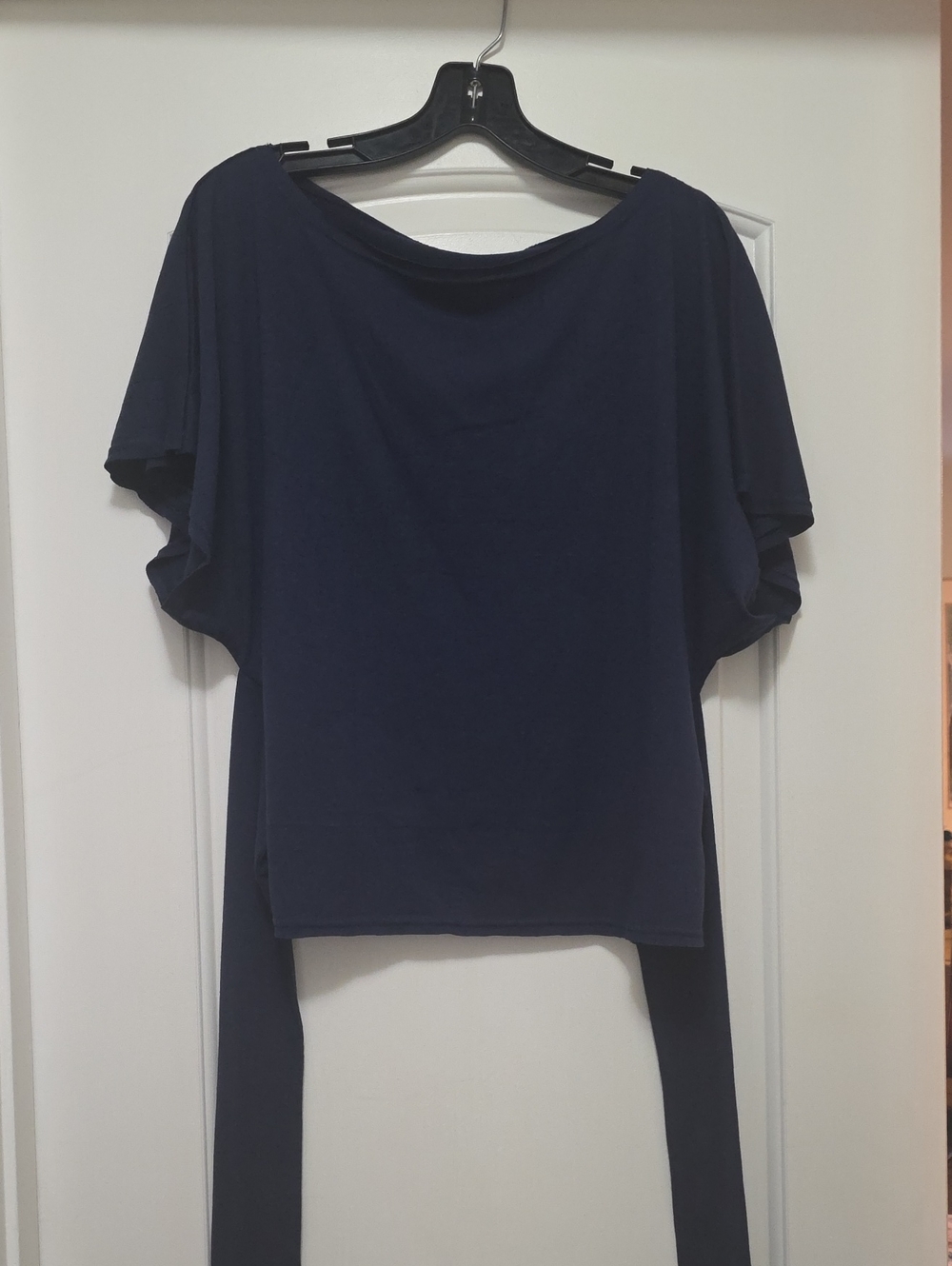 Women’s Navy Blue Short Sleeve Top